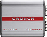 Crunch SA-1100.2 Smash Series 1,100-Watt 2-Channel Class AB Amp