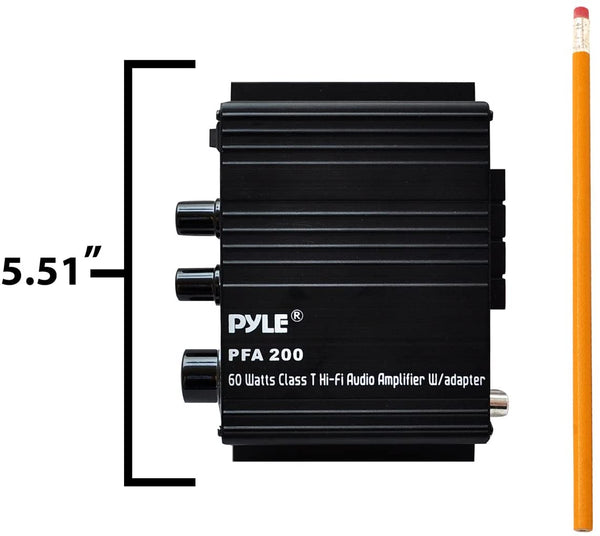 Pyle PFA200 60-Watt Class-T Hi-Fi Audio Amp