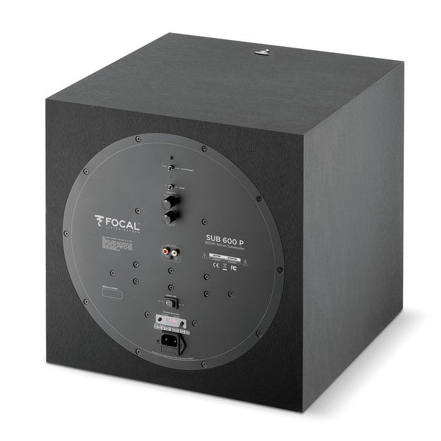 Focal JMLSUB600PBL Sub 600P Black 600 Watt Closed Subwoofer