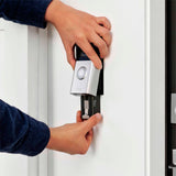 Ring - Video Doorbell 4 - Smart Wi-Fi Video Doorbell - Wired/Battery Operated - Satin Nickel