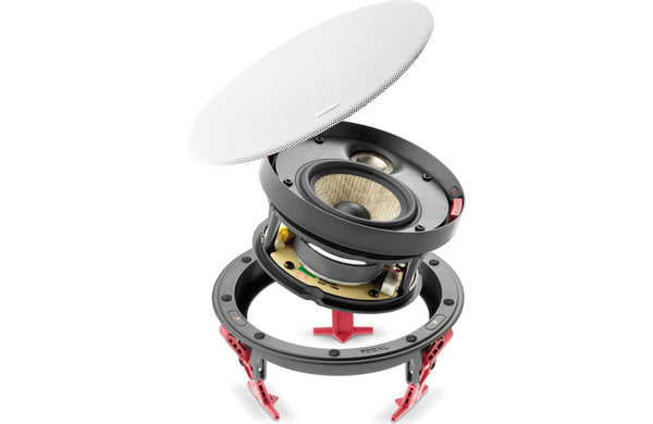 Focal F300ICW8 In-Wall/In-Ceiling Loudspeaker with 8" Flax Mid-Bass