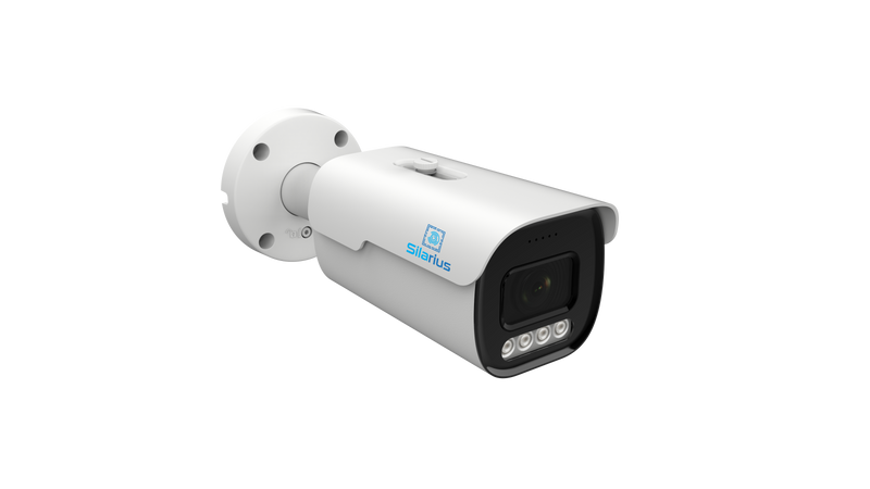 Silarius Pro Series SIL-B5MP28AU AI 5MP Bullet Camera w/ 2.8mm Lens and Audio (NDAA Compliant)