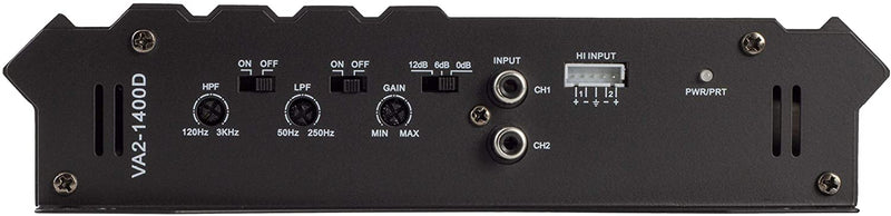 IN STOCK! Power Acoustik VA4-2200D 2 Channel 2200W Component Speakers Tweeters Amplifier