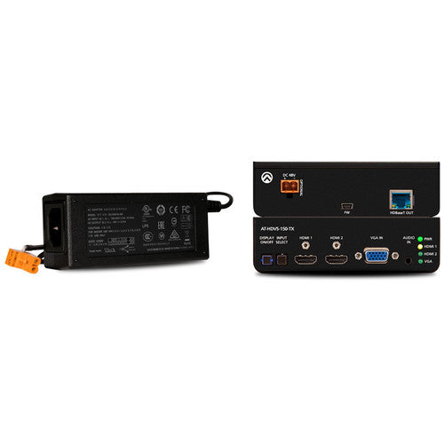 Atlona® AT-HDVS-150-TX-PSK Three-Input Switcher for HDMI and VGA Sources with HDBaseT Output