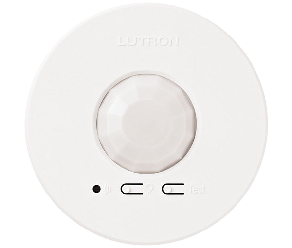Lutron LRF2-OCR2B-P-WH Ceiling-Mount Occupancy/Vacancy Sensor with 360° Room Coverage