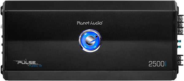 Planet Audio PL2500.1M Pulse Series Monoblock Class AB Amp (2,500 Watts max)
