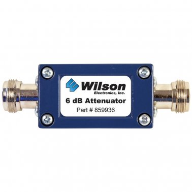 WilsonPro 859936 50Ω Cellular Signal Attenuator with N-Female Connectors (6dB)