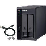 QNAP TR-002-US 2-Bay USB 3.1 GEN 2 RAID Expansion Enclosure