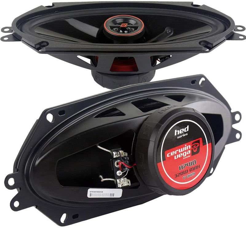 Cerwin Vega H7410 HED® Series 2-Way Coaxial Speakers (4" x 10", 320 Watts max)