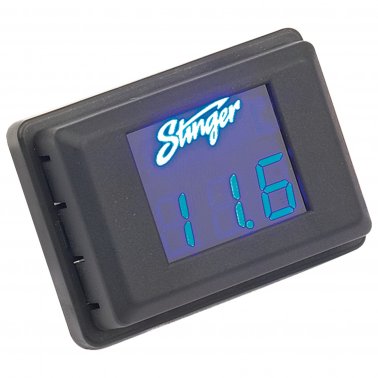 IN STOCK! Stinger SVMB Voltage Gauge (Blue Display)
