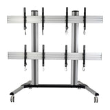 Tripp Lite DMCVW4555X4 Mobile Quad-Screen Video Wall – For Four 45" to 55"