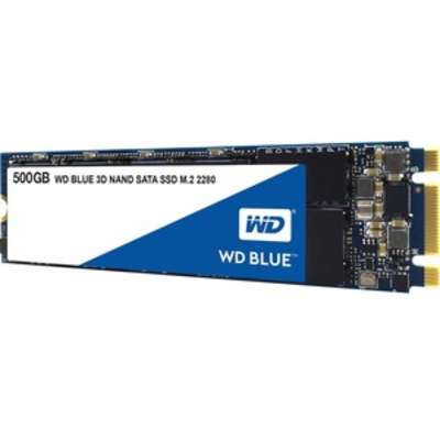 WD Blue 500GB WDS500G2B0B 3D NAND SATA III M.2 2280 Internal SSD