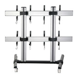 Tripp Lite DMCVW4555X4 Mobile Quad-Screen Video Wall – For Four 45" to 55"