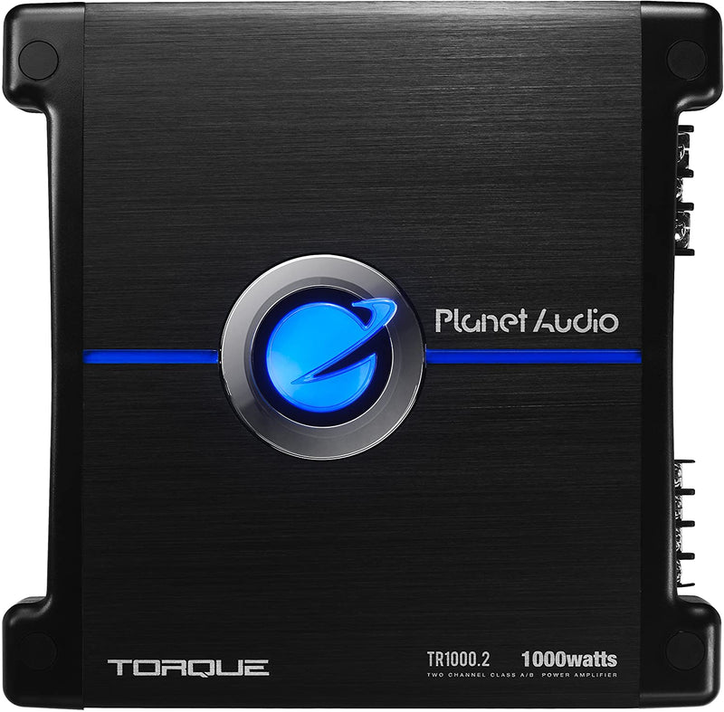 Planet Audio TR1000.2 Torque Series 1,000 Watt 2-Channel Full-Range Class AB Amp