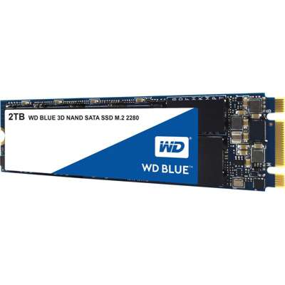 WD Blue 2TB WDS200T2B0B 3D NAND SATA III M.2 2280 Internal SSD