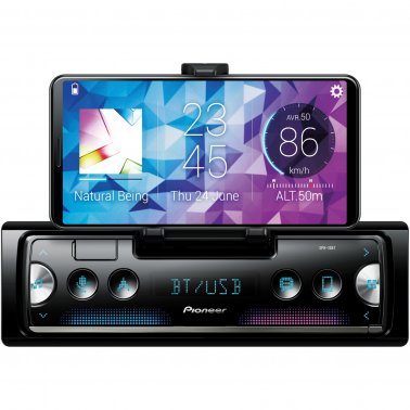 Pioneer SPH-10BT Single-DIN In-Dash Mechless Smart Sync Receiver with Bluetooth
