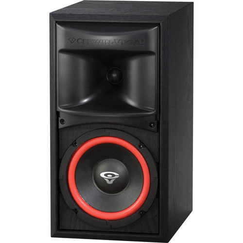 Cerwin-Vega XLS-6 6.5" 2-Way Bookshelf Speaker (Single, Black Ash)