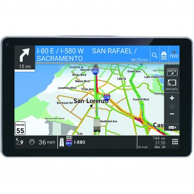 Rand McNally OverDryve 528017829 Pro 8" Truck GPS w/ Dash Cam,Bluetooth,SiriusXM,Lifetime map