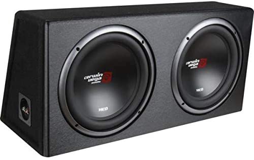 Cerwin-Vega XED Series XE12DV Dual 12-Inch Subwoofers in Loaded Enclosure
