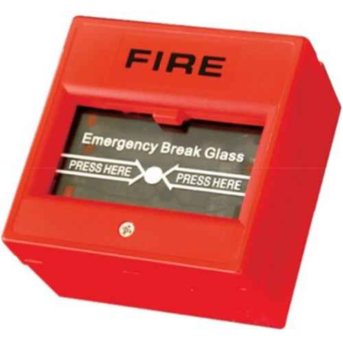Hikvision DS-K7PEB Emergency Break Glass Box (Red)