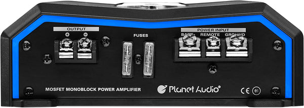 Planet Audio PL2000.1M Pulse Series Monoblock Class AB Amp (2,000 Watts max)