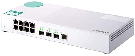 QNAP QSW-308-1C 10GbE Switch, with 3-Port 10G SFP+