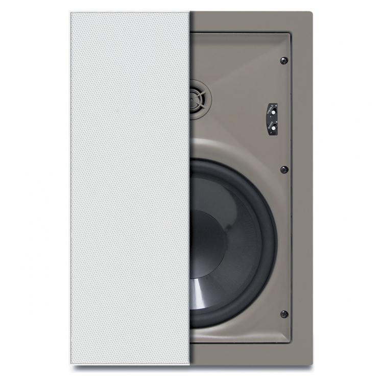Proficient W802 In-Wall Speaker with 8" Graphite Woofer, 1" Pivoting Aluminum Tw