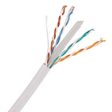 Vertical Cable 161-109/WH Cat6 8-Conductor Cable, 550MHz (1000ft Box | White)