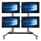 Tripp Lite DMCVW4555X4 Mobile Quad-Screen Video Wall – For Four 45" to 55"