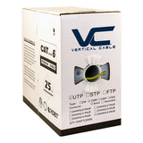 Vertical Cable® 060-494/YL Cat6 550MHz 8 Conductor Cable (1000ft Box | Yellow)