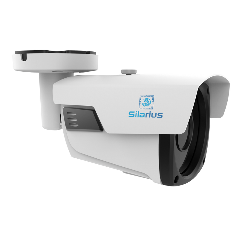Silarius Pro Series SIL-B5MPAFM AI 5MP Mini Bullet Camera w/ Auto Focus + Built in Audio (NDAA Compliant)