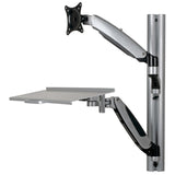 Tripp Lite WWSS1327RWTC Single-Display Sit-Stand Wall-Mount Workstation with Thi