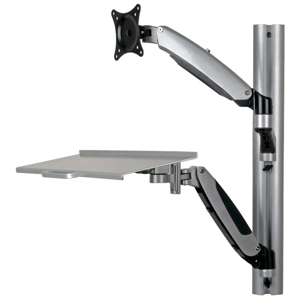 Tripp Lite WWSS1327RWTC Single-Display Sit-Stand Wall-Mount Workstation with Thi