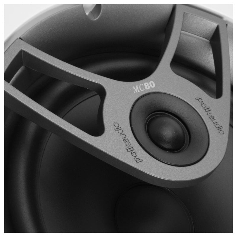Polk Audio MC80 Basic In-Ceiling Loudspeaker with 8” Driver (Weatherproof | Each