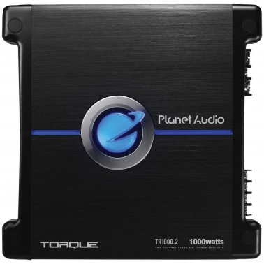 Planet Audio TR1000.2 Torque Series 1,000 Watt 2-Channel Full-Range Class AB Amp