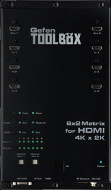 Gefen GTB-HD4K2K-642-BLK ToolBox 6x2 Matrix for HDMI 4K x 2K (Black)