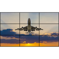 LG 55VX1DW-9P 3x3 55" Video Wall Bundle with Peerless Mount
