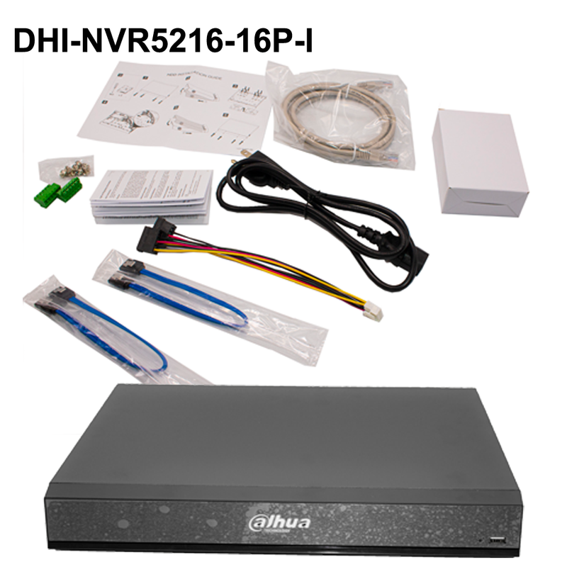 Dahua DHI-NVR4216-16P-I 6TB 4K 16-ch 1U NVR with Analytics+