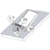 LG ST-550X Stand for 55XE3C Signage Display