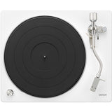 DENON DP-400 WHITE HI-FI TURNTABLE WITH SPEED AUTO SENSOR