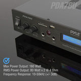 Pyle PDA7BU Home Theater Audio Receiver Sound System with Bluetooth®