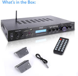 Pyle PDA7BU Home Theater Audio Receiver Sound System with Bluetooth®