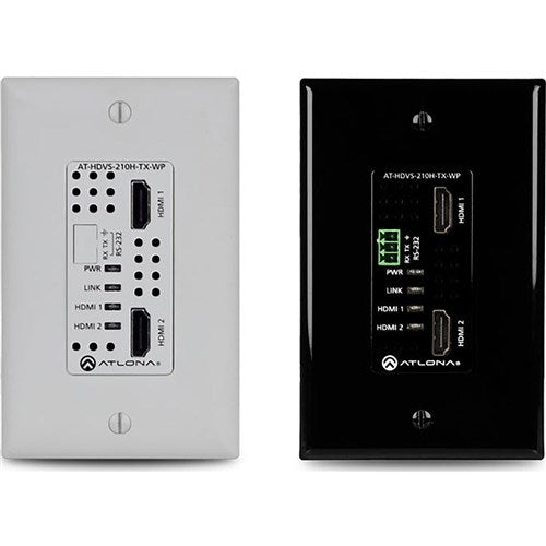 Atlona® AT-HDVS-210H-TX-WP Single Gang Dual HDMI Wall Transmitter