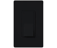 Lutron CA-1PS-BL Diva Dual-Voltage Single Pole Switch - (Black | Gloss)