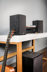 Polk Audio AM1565 T15 100 Watt Home Theater Bookshelf Speakers (Pair) | Dolby and DTS Surround | Wall-Mountable - Black