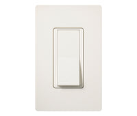Lutron SC-1PS-BI Diva Dual-Voltage Single Pole Switch - (Biscuit | Satin)