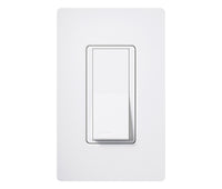 Lutron SC-1PSNL-SW Diva Dual-Voltage Single Pole Switch With Nightlight – (Snow | Satin)