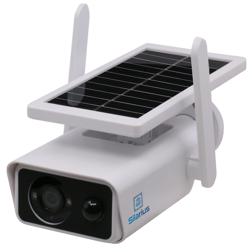 Silarius SIL-SOLARB3MPWIFI36 Bullet 3MP 3.6MM Solar Powered WiFi Camera (external removable 3W Solar Panel)