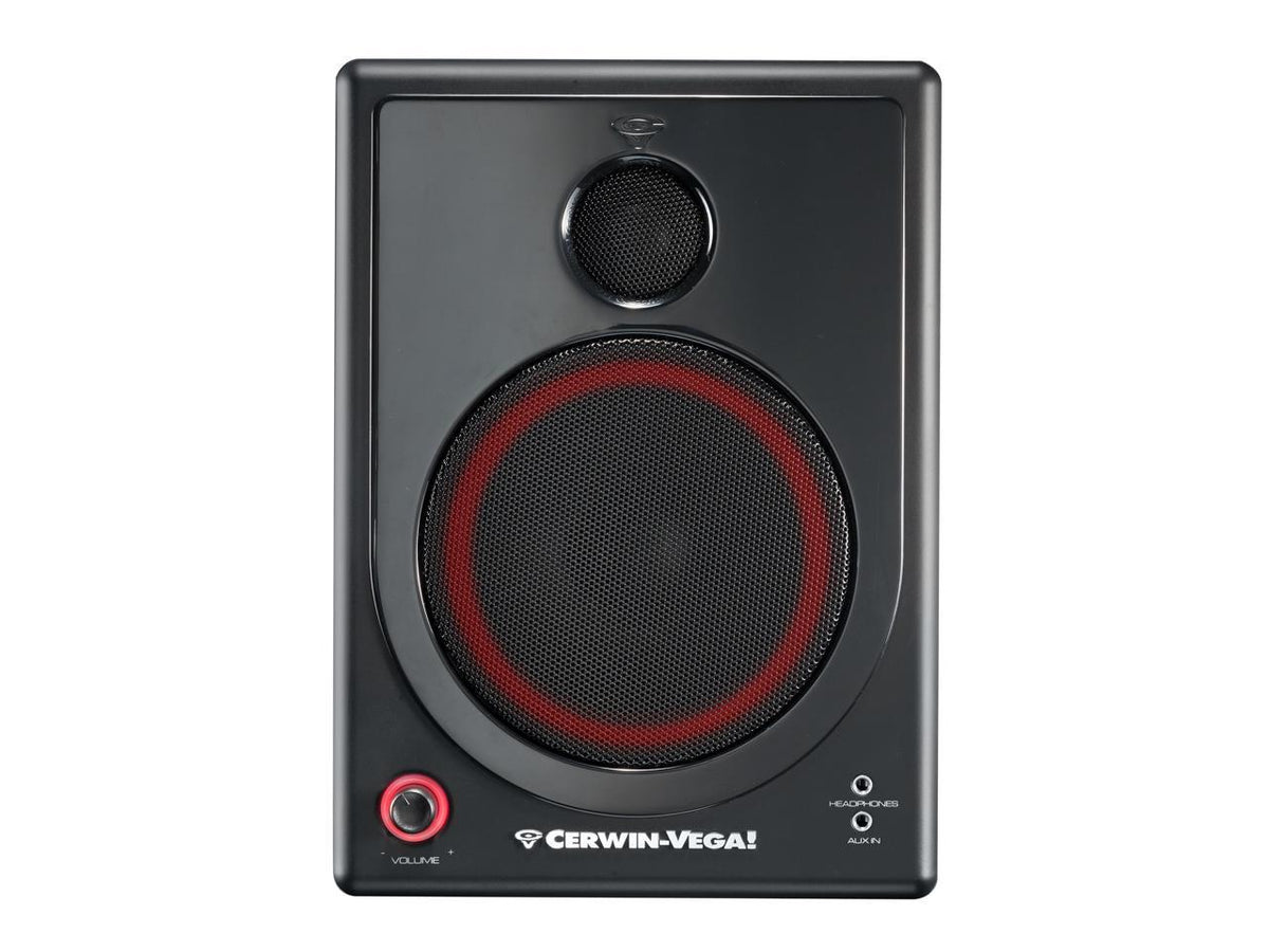 Cerwin shops vega xd5 powered desk speakers