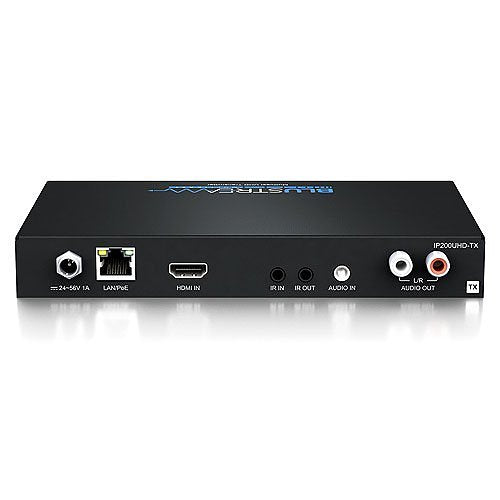 Blustream IP200UHD-TX IP Multicast HDMI UHD Video KVM over 1GB Network Receiver with Bi-directional IR / RS-232 & USB / KVM